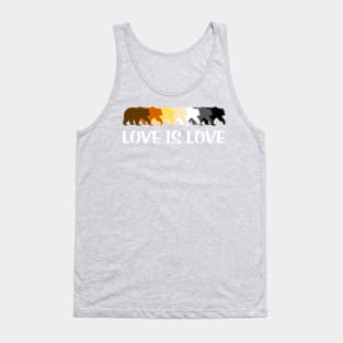 Love is Love Bear Pride Tank Top